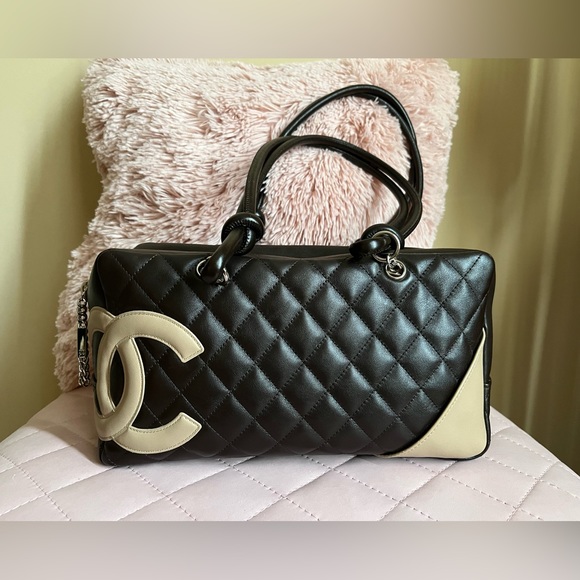 Chanel Cambon Large Rectangle Quilted VTG Handbag 🤎 - Picture 2 of 16